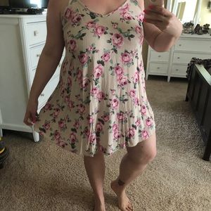 Floral 90s tank dress size 2X